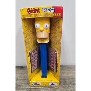 Giant Pez Talking Homer Simpson Candy Dispenser 12" Tall Extra Large UNOPENED